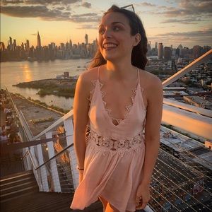 LF pink mini dress